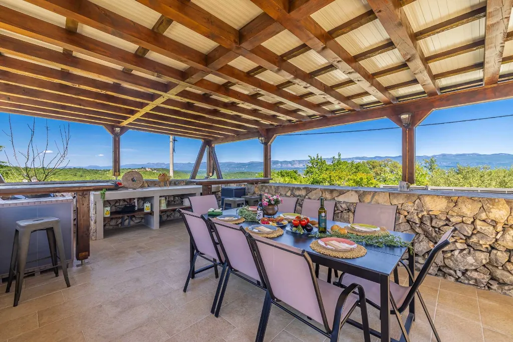 Dobrinj Sea View Villa for 8 Guests