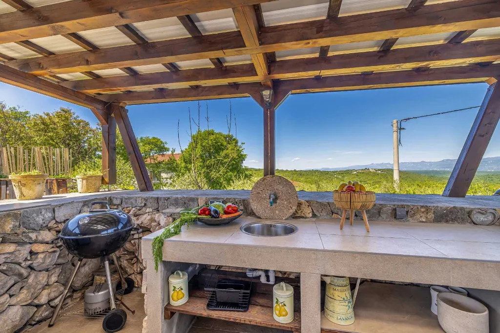 Dobrinj Sea View Villa for 8 Guests