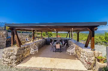 Dobrinj Sea View Villa for 8 Guests