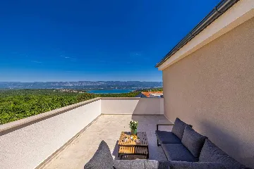 Dobrinj Sea View Villa for 8 Guests