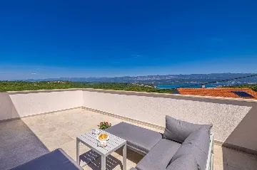 Dobrinj Sea View Villa for 8 Guests