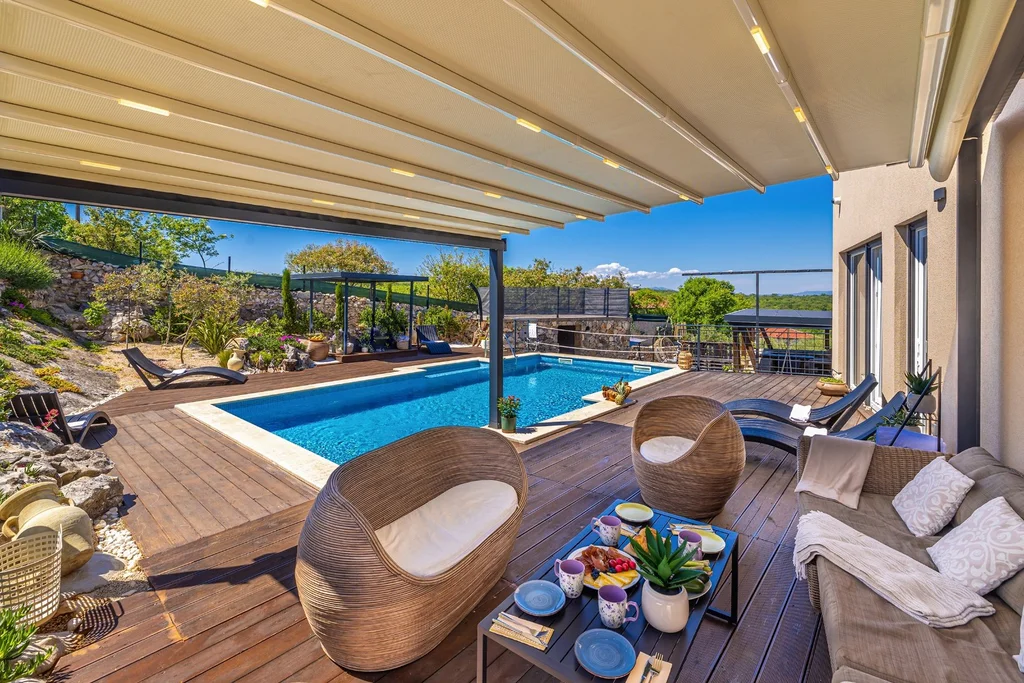Dobrinj Sea View Villa for 8 Guests