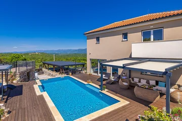 Dobrinj Sea View Villa for 8 Guests