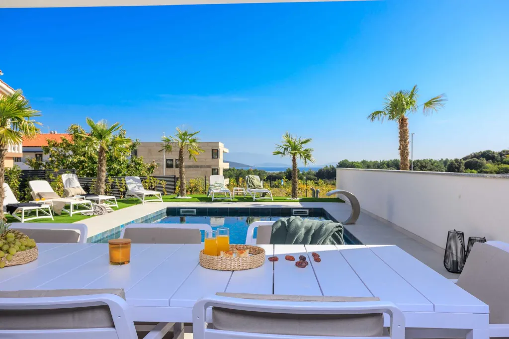 Villa in Krk for 8 Guests with Heated Pool
