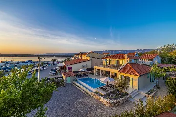 Villa in Klimno with Heated Pool and Sea View