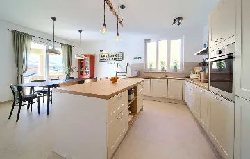 Villa in Klimno with Heated Pool and Sea View