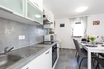 Ground-Floor Apartment in Čižići with Pool