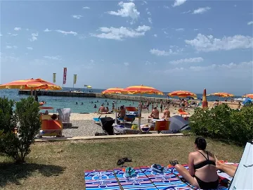 Two-Bedroom Apartment with Private Balconies in Poreč