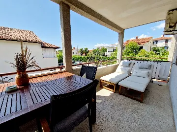 Two-Bedroom Apartment with Private Balconies in Poreč