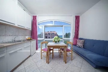 Studio Apartment with Beach View in Croatia