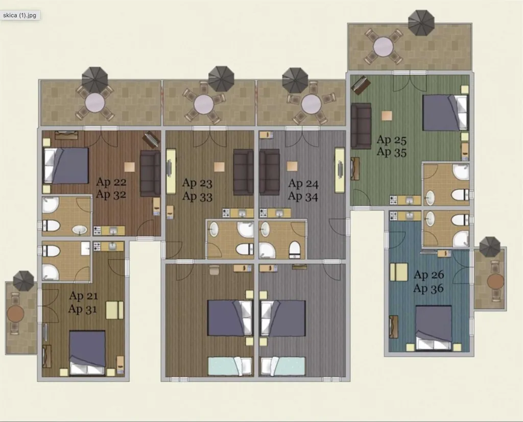 Drvenik 1-Bedroom Apartment with Sea View
