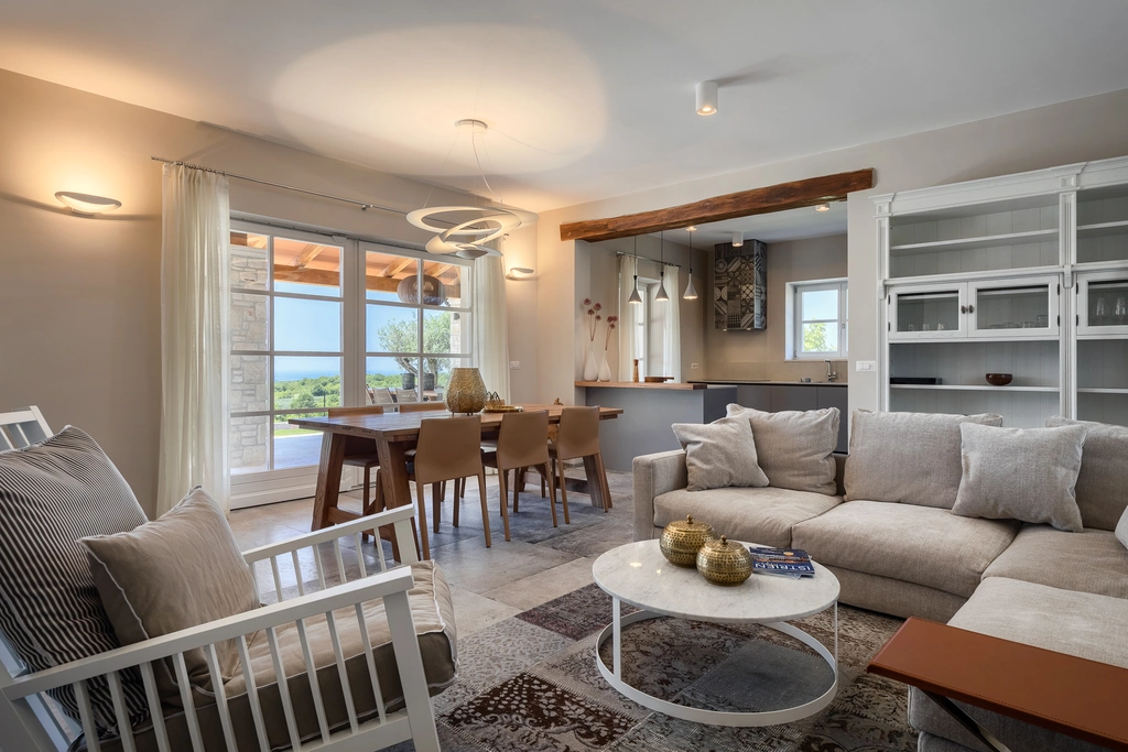 Design Villa with Panoramic Sea View in Višnjan