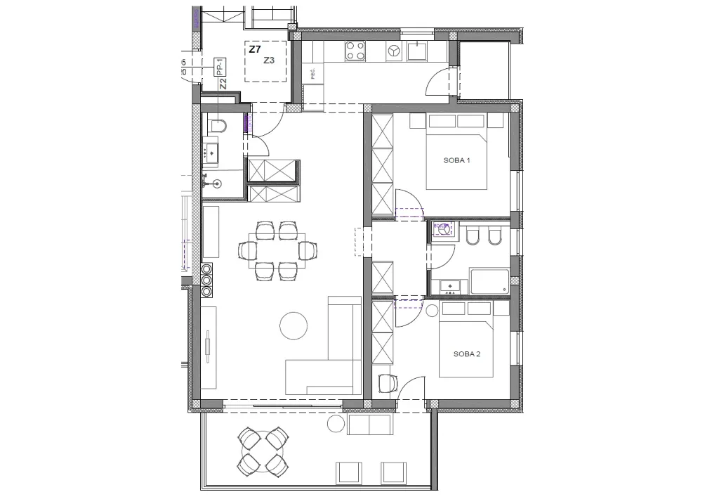 Designer Apartment in Novigrad for up to 6 Guests