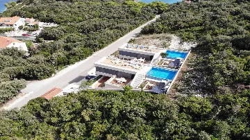 Villa with Infinity Rooftop Pools in Žrnovo