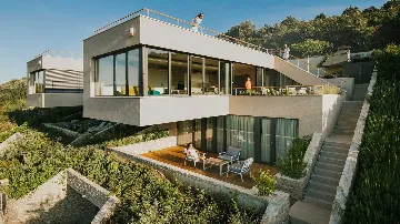 Villa with Infinity Rooftop Pools in Žrnovo