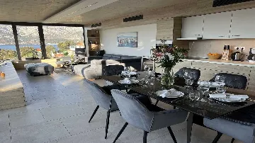 Villa with Infinity Rooftop Pools in Žrnovo