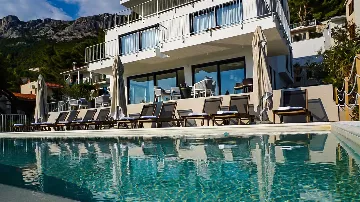 Pet-Friendly Villa with Heated Infinity Pool in Brela