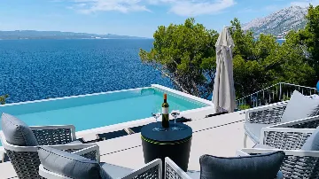 Pet-Friendly Villa with Heated Infinity Pool in Brela