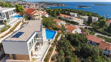 Hvar 4-Bedroom Villa with Sea View & Heated Pool