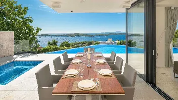 Hvar 4-Bedroom Villa with Sea View & Heated Pool