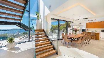 Hvar 4-Bedroom Villa with Sea View & Heated Pool