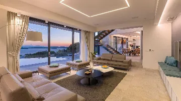 Hvar 4-Bedroom Villa with Sea View & Heated Pool