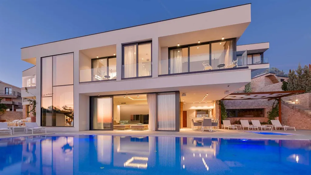 Hvar 4-Bedroom Villa with Sea View & Heated Pool