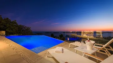 Hvar 4-Bedroom Villa with Sea View & Heated Pool