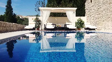 Villa in Mlini for Up to 12 Guests with Heated Pool