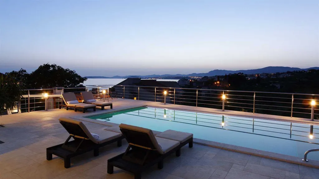 Podstrana Villa with Sea-View Pool for Up to 10 Guests