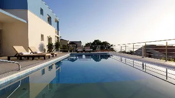 Podstrana Villa with Sea-View Pool for Up to 10 Guests
