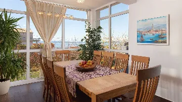 Podstrana Villa with Sea-View Pool for Up to 10 Guests