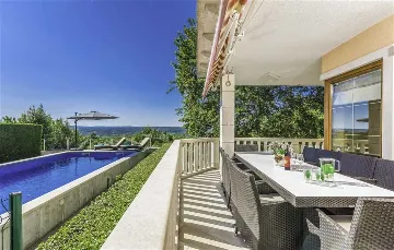 5-Bedroom Villa with Pool in Labin, Croatia