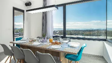 Villa with Heated Pool and Sea Views in Solin