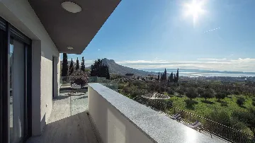 Villa with Heated Pool and Sea Views in Solin