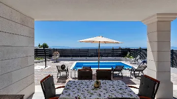 Makarska Sea-View Villa with Outdoor Pool