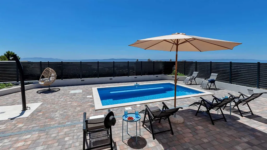 Makarska Sea-View Villa with Outdoor Pool