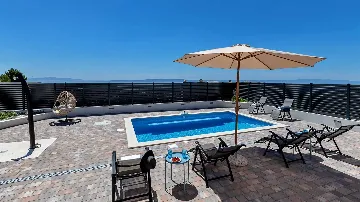 Makarska Sea-View Villa with Outdoor Pool