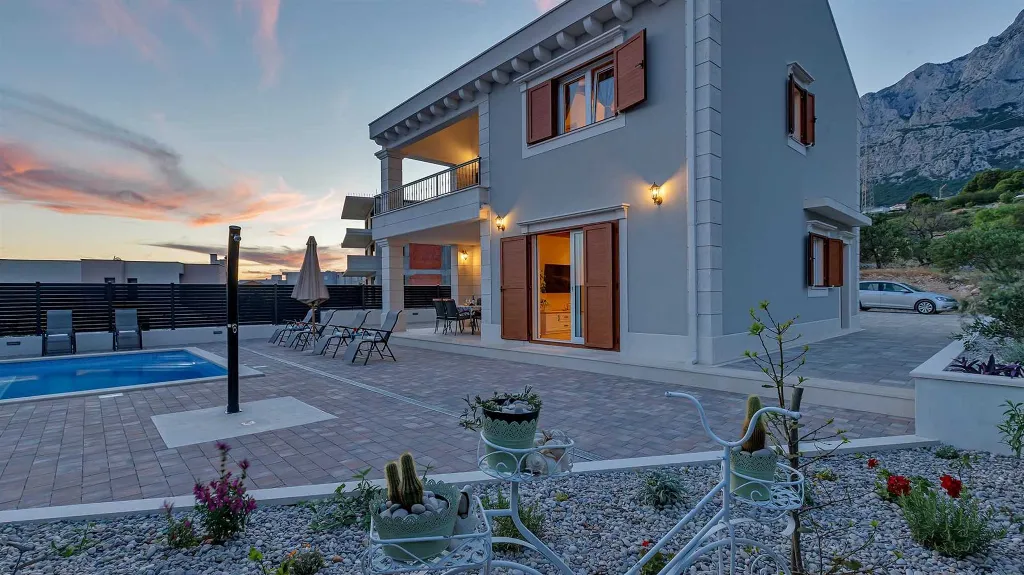 Makarska Sea-View Villa with Outdoor Pool