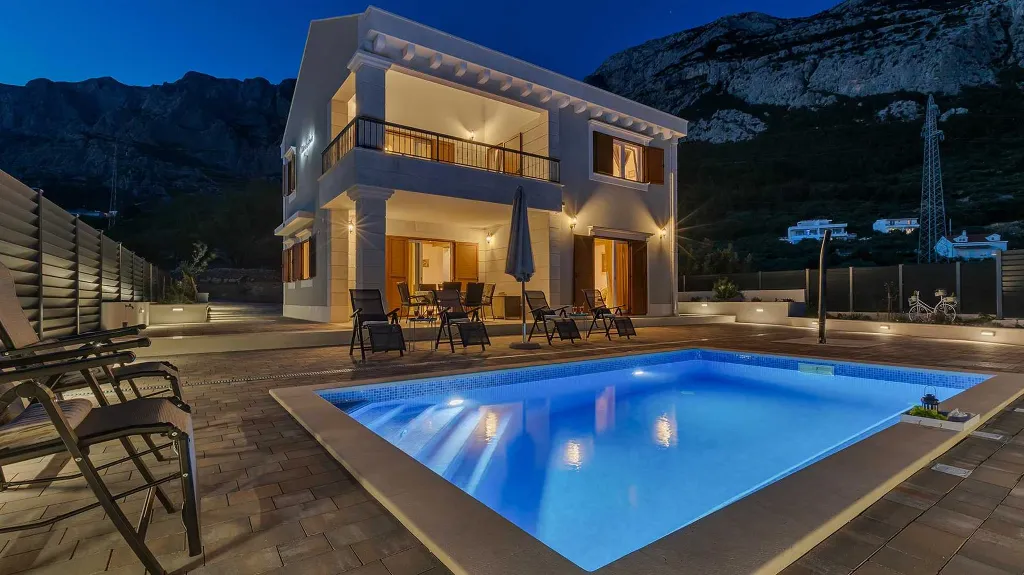 Makarska Sea-View Villa with Outdoor Pool