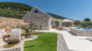 Stone Poolside Villa in Bol for Up to 6