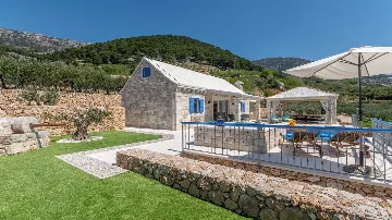 Stone Poolside Villa in Bol for Up to 6