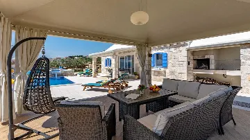 Stone Poolside Villa in Bol for Up to 6