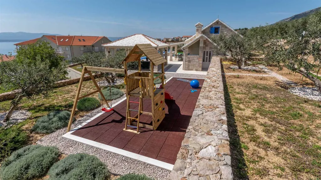 Stone Poolside Villa in Bol for Up to 6