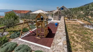 Stone Poolside Villa in Bol for Up to 6