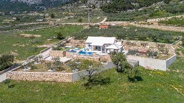 Stone Poolside Villa in Bol for Up to 6
