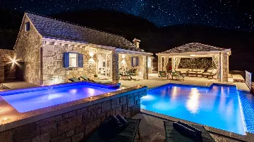 Stone Poolside Villa in Bol for Up to 6