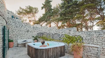 Beachfront Villa with Pool in Supetar (Sleeps 12)