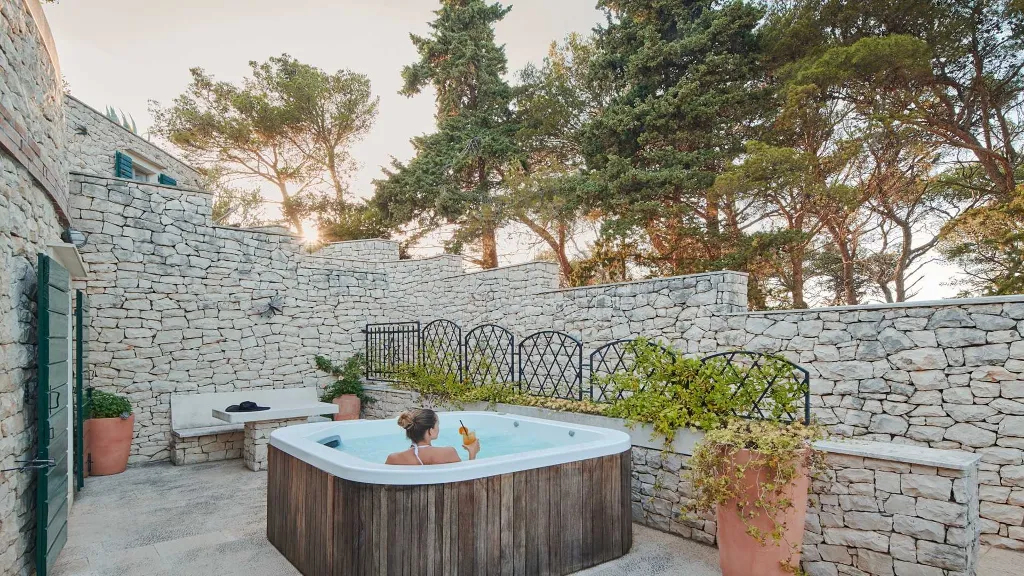 Beachfront Villa with Pool in Supetar (Sleeps 12)