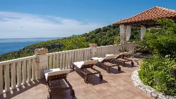 Stone Villa with Pool, Garden & Adriatic Views in Mlini